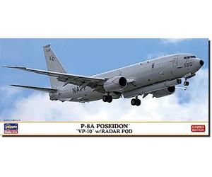 Hasegawa 10856 1/200 P-8A Poséidon CP10 avec Radar Kit de modélisme Multicolore