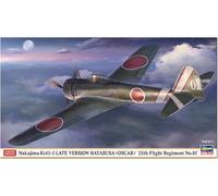 Hasegawa 607553-1/48 Nakajima Ki43-Ii Hayabusa (Oscar) - Échelle 1:48