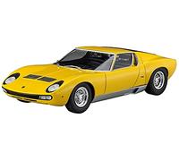 Hasegawa 620511-1/24 Lamborghini Miura P400 SV, Version détaillée, Jaune - Échelle 1:24