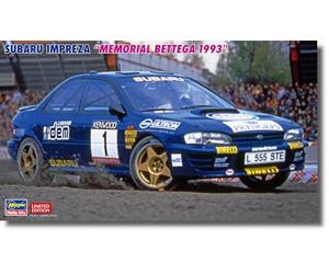 Hasegawa 620768-1/24 Subaru Impreza Memorial Bettega 1993 Échelle 1:24