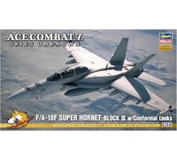 Hasegawa 652444-1/72 Ace Combat 7 Skies Unknown F/A-18F Super Hornet Block III W - Échelle 1:72