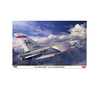 Hasegawa-1/48 F-8E Crusader VF111 Sundowners Kit de modélisme, 7524, Multicolore