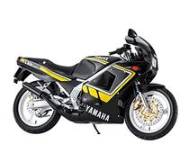 Hasegawa HA21743 Kit de modèle 1:12 TZR250 (2AW) « New Yamaha Black », couleur moulée