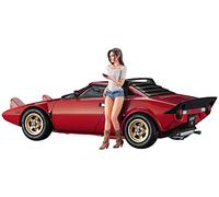 Hasegawa - Lancia Stratos HF 1:24 - Figurine de fille Stradale & Italian HA20543 multicolore