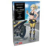 Hasegawa SP408 1/12 Egg, Amy McDonnel, modélisme Biker Girl.