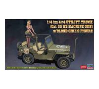 Hasegawa SP483-52283 1/4 ton 4x4 Utility Truck (Cal. 50 M2 Machine Gun) w/Blond