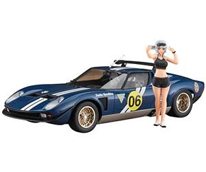 Hasegawa SP556 1/24 Wild Egg Girls Lamborghini JOTA SVR Sasha Ilyushina Kit de modélisation Multicolore