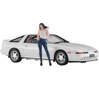 Hasegawa SP614 1/24 Toyota Supra A70 2.0GT Twin Turbo 1990 w/Girls Figure Modèle en plastique