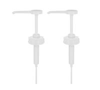 HaseMed Lot de 2 bidons de pompe doseuse - Course de 30 ml - Pour bidons de 2 l, 5 l et 10 l avec filetage DIN 51 - Pompe manuelle pour désinfectant, savon et nettoyant - Réutilisable en plastique