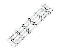 HASGTFM 4 pièces LED Bande de rétroéclairage adapté for LG 49 '' TV 6916L-2862A 6916L-2863A V17 49 R1 + L1 Art3 49UJ670V-ZD 49UJ651V LC490DGG (FK) (MD)