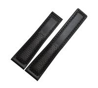 HASGTFM Bracelet de montre 22 mm pour Tag Heuer Carrera plongée Fit pour Monaco F1 Fit pour Fiyta Fit pour Tissot Bracelet en cuir coutures rouges, 22mm, Agate