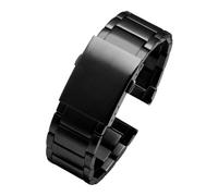 HASGTFM Bracelet de montre en acier inoxydable massif adapté for Seven Friday Diesel 28mm Bracelet de montre de grande taille for hommes Bracelet de remplacement(A-black)