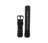 HASGTFM Bracelet de montre en caoutchouc de Silicone 16mm, accessoire de bracelet de montre noir for hommes adapté for CASIO for G-SHOCK 4778 AW-591 AW-590 AW-5230 AWG-M100 AWG-M101(Black-B pin)