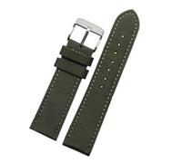 HASGTFM Bracelet de montre en nylon adapté for Seiko adapté for Casio adapté for Tissot adapté for Timex Bracelet Sports de plein air étanche montre Bracelet hommes accessoires 20mm(Armygreen-steel,24