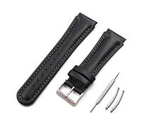 HASGTFM Bracelet en cuir avec boucle ardillon pour homme - Convient pour Suunto X-Lander, convient pour Landes, pour Spartan Warrior - Bracelet de montre de sport de plein air, 24mm, Agate