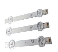 HASGTFM LED Bande de rétroéclairage 7/8 Lampe adaptée for LG 32 '' TV 32LN520B LC320DXE 32LN540V 32LN541V 6916L-1399A 1400A 1437A 1438A 1204A 1426A