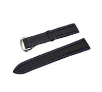 HASGTFM Remplacement de la bande de montre en cuir de nylon de 20mm 22mm Sangle de montre de toile de rose doré doré doré convient for Omega Fit for Seamaster(F,22mm silver clasp)