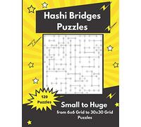 Hashi Bridges Puzzles Small to Huge: Bridges and Islands Puzzles