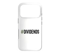 Hashtag Dividendes Dividendes Investisseur Financement Passif des revenus Coque pour iPhone 17 Pro