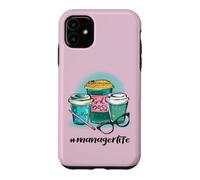 Hashtag Manager Life Girl Patron J'aime Le café #managerlife Coque pour iPhone 11