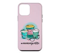 Hashtag Manager Life Girl Patron J'aime Le café #managerlife Coque pour iPhone 12 Mini