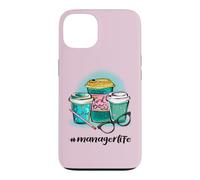 Hashtag Manager Life Girl Patron J'aime Le café #managerlife Coque pour iPhone 13