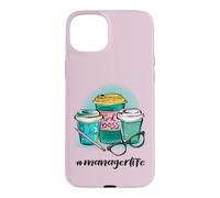 Hashtag Manager Life Girl Patron J'aime Le café #managerlife Coque pour iPhone 15 Plus