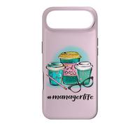 Hashtag Manager Life Girl Patron J'aime Le café #managerlife Coque pour iPhone Air