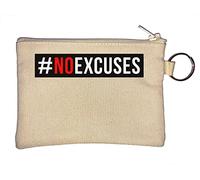 Hashtag No Excuses Go to The Gym Porte-monnaie Beige