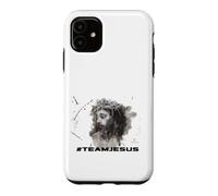 Hashtag Team Jésus Portrait Encre Coque pour iPhone 11