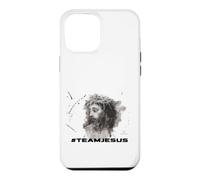 Hashtag Team Jésus Portrait Encre Coque pour iPhone 12 Pro Max