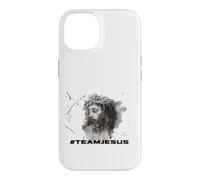Hashtag Team Jésus Portrait Encre Coque pour iPhone 14