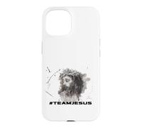 Hashtag Team Jésus Portrait Encre Coque pour iPhone 15