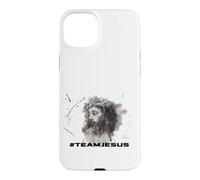 Hashtag Team Jésus Portrait Encre Coque pour iPhone 15 Plus