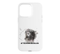 Hashtag Team Jésus Portrait Encre Coque pour iPhone 15 Pro Max