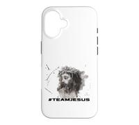 Hashtag Team Jésus Portrait Encre Coque pour iPhone 16