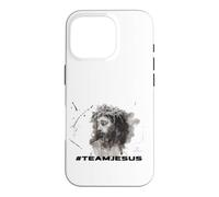 Hashtag Team Jésus Portrait Encre Coque pour iPhone 16 Pro