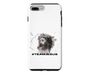 Hashtag Team Jésus Portrait Encre Coque pour iPhone 7 Plus/8 Plus