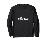 Hashtag Treize 13e Anniversaire de Design Girls Manche Longue