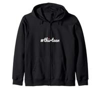 Hashtag Treize 13e Anniversaire de Design Girls Sweat à Capuche