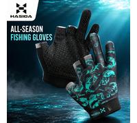 HASIDA Gants de pêche personnalisés de type combat d'été pour la pêche en mer, haute élasticité, anti-UV, pour la pêche aux leurres PC