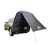 Hasika Tente de Camping pour SUV, auvent de hayon avec Filet de Taille Moyenne à Pleine Grandeur, SUV, Van imperméable, 3000 mm, UPF 50+, Noir