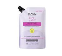 HASK Bonus Masque de récupération d'humidité avec huile de noix de Kukui et enzymes d'ananas pour cheveux ondulés, bouclés, bouclés et crépus, hydrate, adoucit, prévient les dommages, végétalien, sans