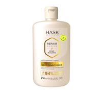 HASK Bond Building Après-shampoing en profondeur avec complexe triple liaison et huile d'argan, répare les dommages, adoucit, ajoute de l'humidité, sans sulfate, sans cruauté envers les animaux, sans