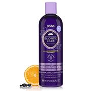 HASK HASK Après-shampoing blond pour toutes les nuances de blond, sans danger pour les couleurs, 355 ml, 1 pièce