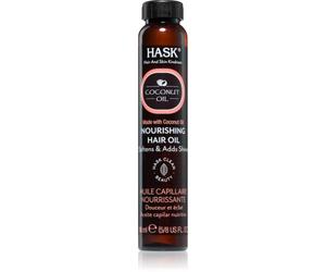 HASK Monoi Coconut Oil huile sublimatrice pour des cheveux brillants et doux 18 ml
