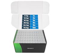 HASKYY 100x Masses D'Équilibrage 12x5g Poids 6KG Poids D Barre Adhésive 60g avec Décollement