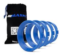 HASKYY 4X bagues de centrage 66,6 à 57,1 mm adaptables sur Seat VW Skoda Mercedes BMW Chrysler etc. adaptables sur Borbet, DBV, Proline Wheels, Keskin, Mam