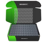 HASKYY 50x masses d'équilibrage poids 12 * 5g autocollants en acier 3kg barre adhésive avec rebord détachable anthracite
