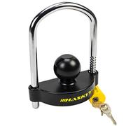 Haskyy Antivol de remorque - Protection antivol - En acier haute performance - Base en alliage d'aluminium - Protection de caravane